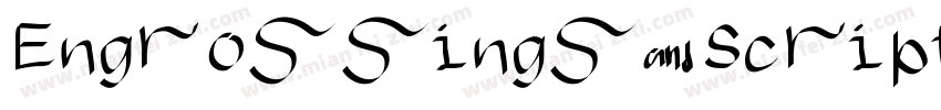 Engrossings Script字体转换